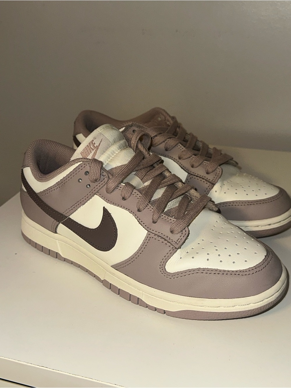 Nike Women’s Low-Top Sneakers in Cream and Taupe